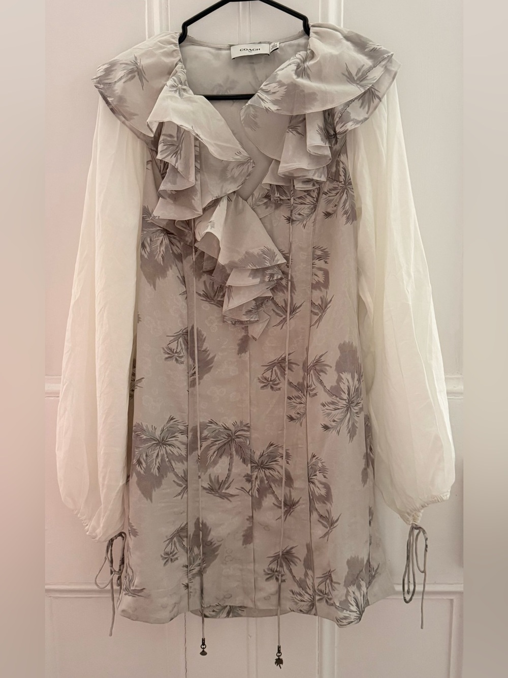 Coach Floral Ruffle Dress - Size 4